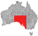 Kort over vinregion South Australia